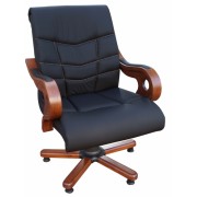 Diva Ofis ahşap kollu Diva misafir koltuğu 