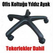 Diva Ofis Plastik Yıldız Ayak Tekerlekli  Diva Ofis Plastik Yıldız Ayak Tekerlekli